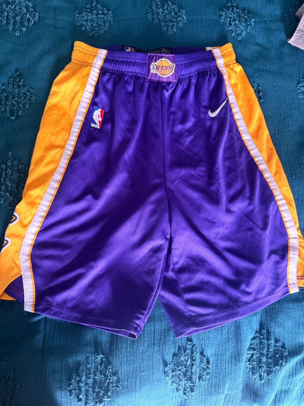 Nike Los Angeles Lakers NBA Swingman Basketball Shorts
